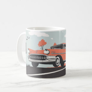 Klassische amerikanische Autos Wandkunst Druck, Vi Kaffeetasse