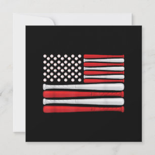 Klassische amerikanische Baseballflagge - Vintage