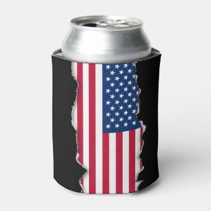 Klassische amerikanische Flagge Dosenkühler
