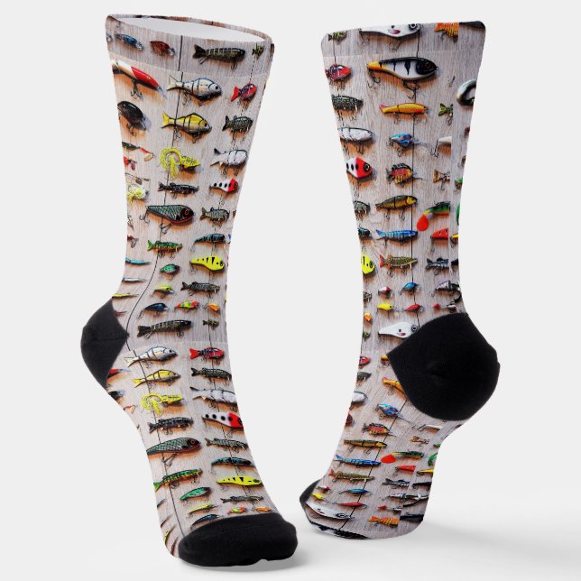 Klassische Angelköder Thunder_Cove   Socken (Gewinkelt)