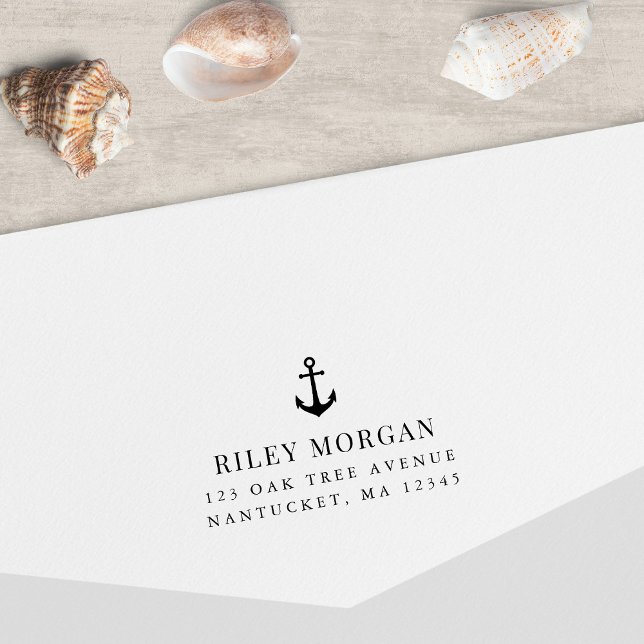 Klassische AnkerRücksendeadresse Permastempel (Von Creator hochgeladen)