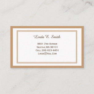 Klassische Anrufkarte Telefonnummerkarte