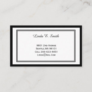 Klassische Anrufkarte Telefonnummerkarte