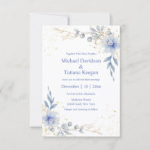 klassische Aquarellblütenhochzeit