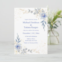 klassische Aquarellblütenhochzeit