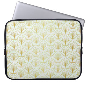 Klassische Art Deco Nahtloses Muster. Geometric St Laptopschutzhülle