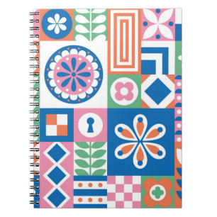 Klassische Art Deco Nahtloses Muster. Geometric St Notizblock