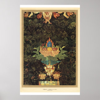 Klassische asiatische Kunstausstellung aus dem 17. Poster