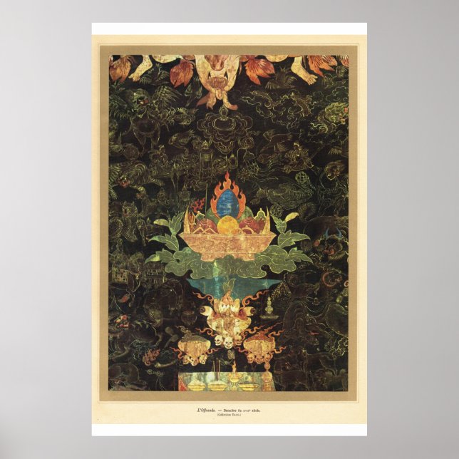 Klassische asiatische Kunstausstellung aus dem 17. Poster (Vorne)