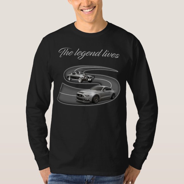 Klassische Auto-Enthusiast-Legenden T-Shirt (Vorderseite)