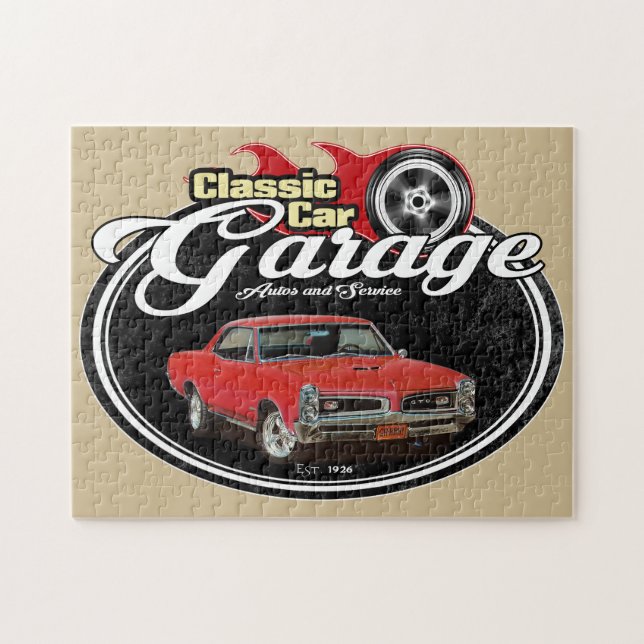 Klassische Auto-Garage GTO (Horizontal)
