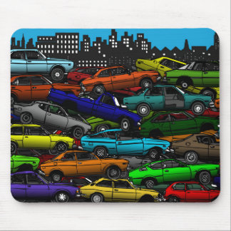 Klassische Auto Scrapyard Mäusematte Mousepad