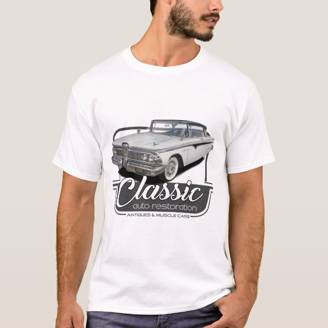 Klassische Auto-Wiederherstellung T-Shirt (Vorderseite)