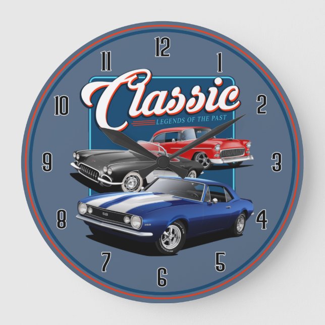 Klassische Autolehnen der letzten großen Uhr (Vorderseite)