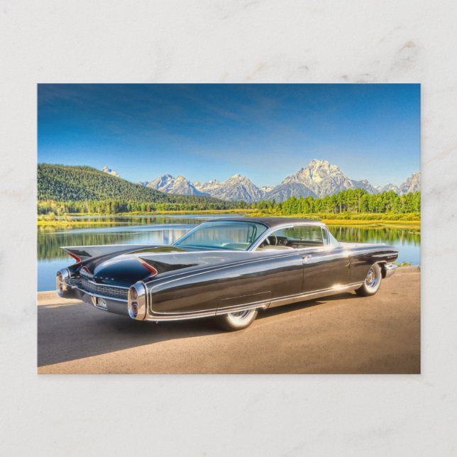 Klassische Automobil-Postkarte Postkarte (Vorderseite)