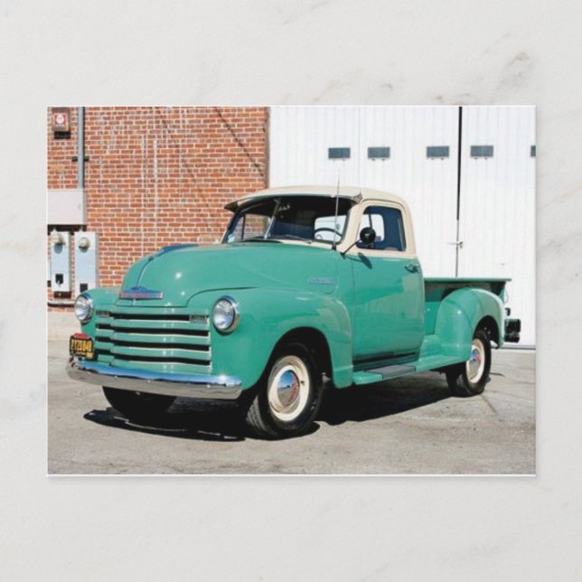 Klassische Automobil-Postkarte Postkarte (Vorderseite)