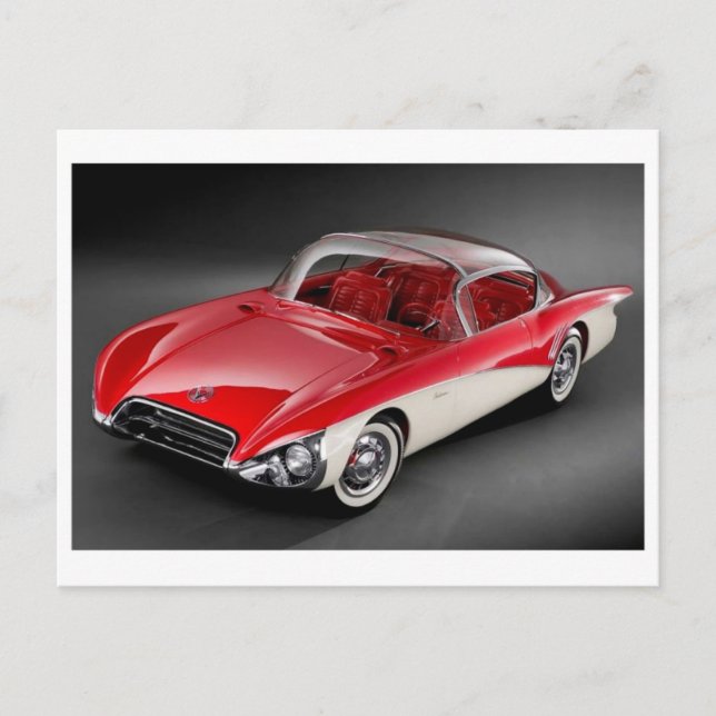 Klassische Automobil-Postkarte Postkarte (Vorderseite)