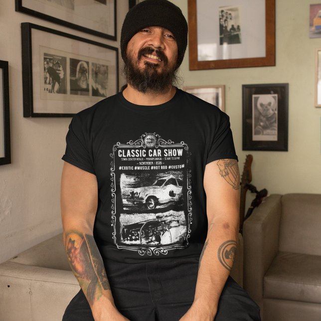 Klassische Automobil-Show individuell anpassen T-Shirt (Von Creator hochgeladen)