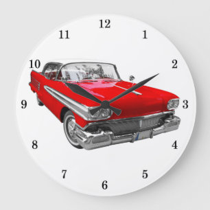 Klassische Automobil-Wall-Uhr Große Wanduhr