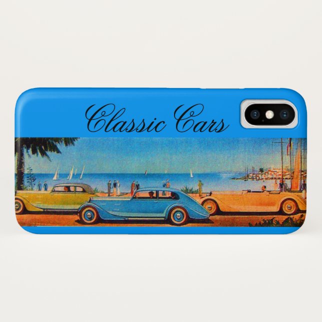 Klassische Autos Case-Mate iPhone Hülle (Rückseite (Horizontal))