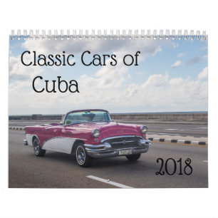 Klassische Autos Kubas Kalender