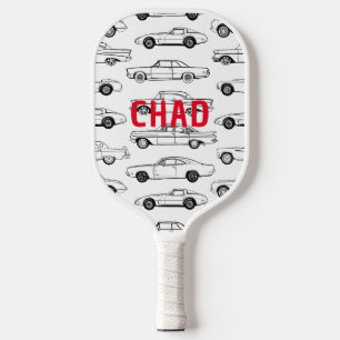 Klassische Autos, maßgeschneiderte Paddel Pickleball Schläger