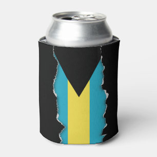 Klassische bahamische Flagge Dosenkühler
