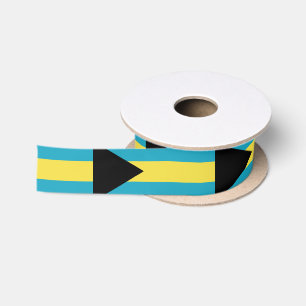 Klassische bahamische Flagge Satinband