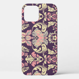 Klassische barocke, Vintage Tapete mit Blumen. Case-Mate iPhone Hülle