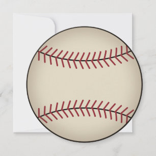 Klassische Baseball-Einladungen Einladung
