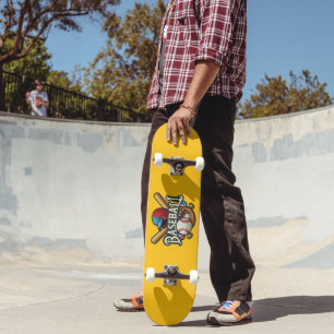 Klassische Baseball-Essentials / Stylisher Retro-L Skateboard