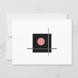 Klassische Bauhaus Gray Geometric Art Composite Postkarte