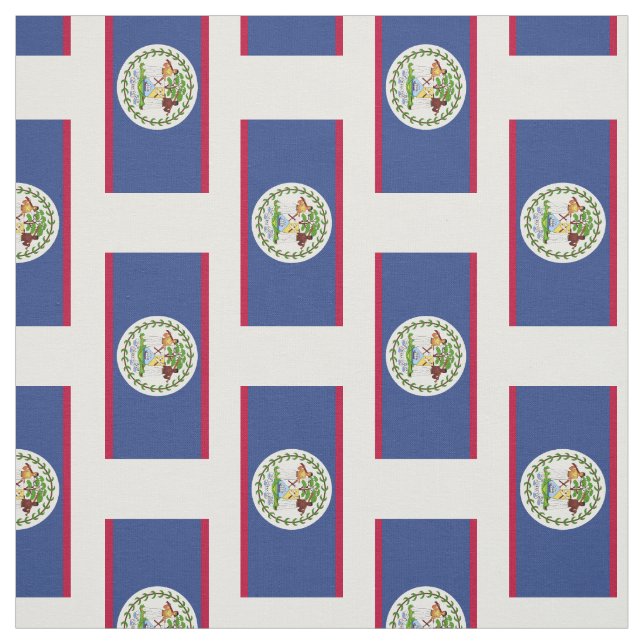 Klassische Belize-Flagge Stoff (Muster)