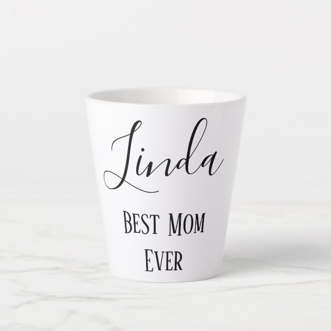 Klassische beste Mama je Milchtasse (Vorderseite)