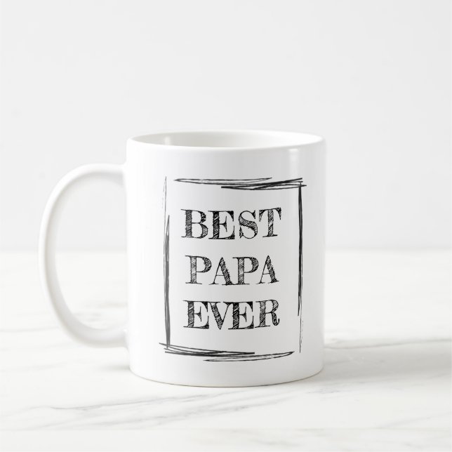 KLASSISCHE BESTE PAPA JE KAFFEETASSE (Links)