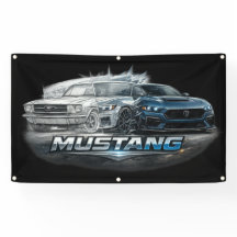 Klassische bis moderne Mustang-Muscle-Car-Evolutio