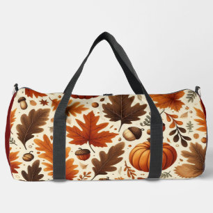 klassische Blätter/Kürbisse/Akkorde Herbst Duffle Bag