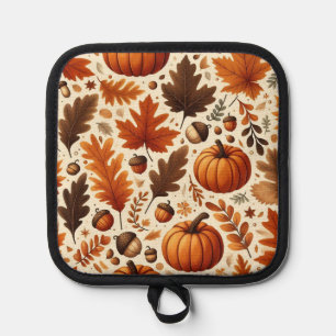klassische Blätter/Kürbisse/Akkorde Herbst Topflappen