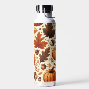 klassische Blätter/Kürbisse/Akkorde Herbst Trinkflasche