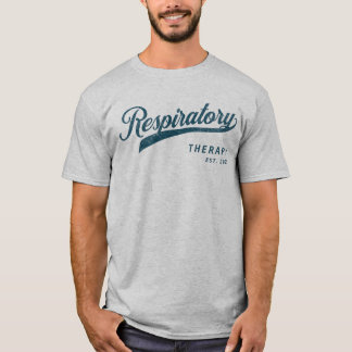 Klassische Blaue Atemtherapie T-Shirt