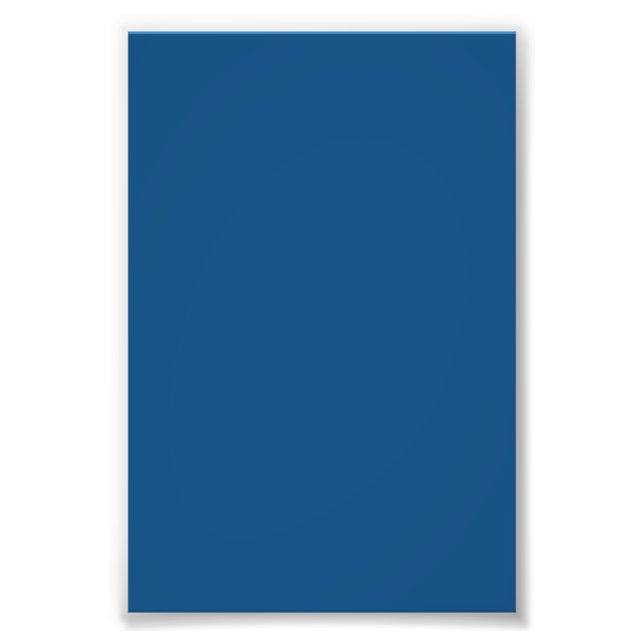 Klassische blaue Farbe Fotodruck (Vorne)