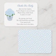 Klassische Blaue Hortensien Baby Shower Bring A Bo