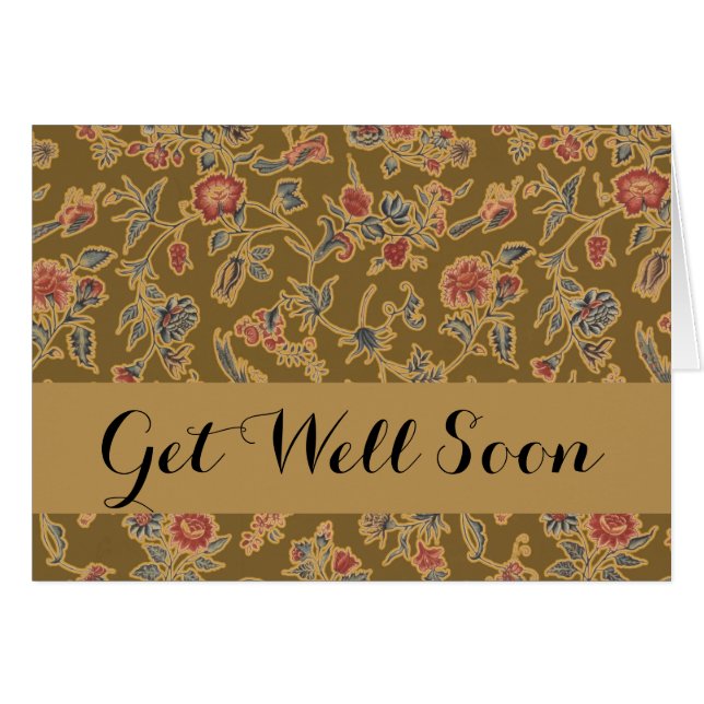 Klassische Blume Chintz Hübsch Soft Floral Design (Vorderseite (Horizontal))