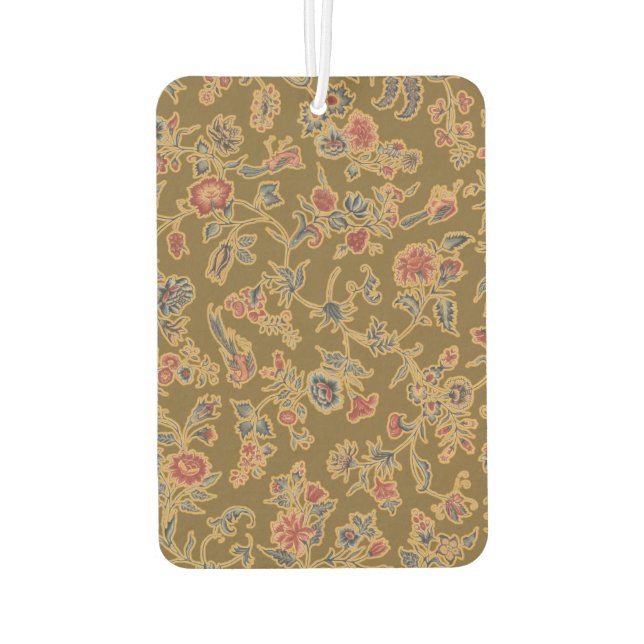 Klassische Blume Chintz Hübsch Soft Floral Design Autolufterfrischer (Rückseite)
