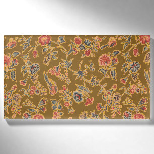 Klassische Blume Chintz Hübsch Soft Floral Design Namenschild