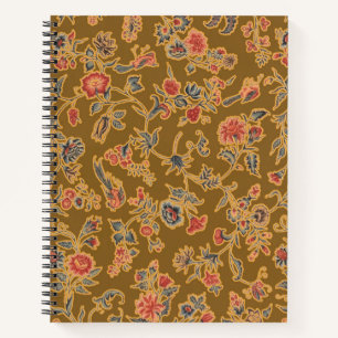 Klassische Blume Chintz Hübsch Soft Floral Design Notizbuch