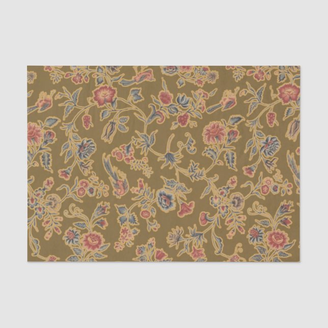 Klassische Blume Chintz Hübsch Soft Floral Design Seidenpapier (Vorderseite)