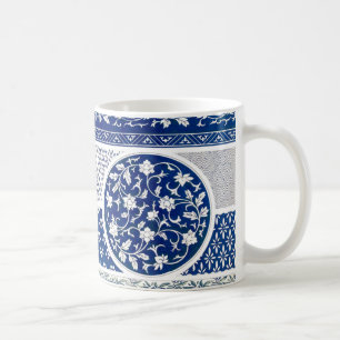 Klassische Blumendekoration Print Kaffeetasse