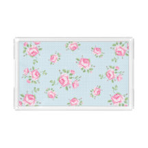 Klassische Blumenrosa und Niedliche Polka-Dot