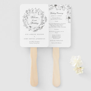 Klassische Botanische Hochzeit Fächer